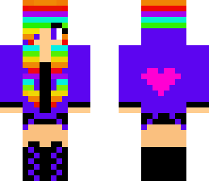 rainbow girl