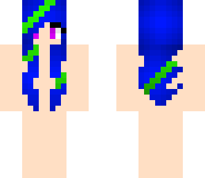 electric blue hair base