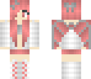 pink bow cute girl