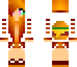 hamburger gamer girl