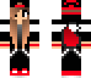 red tomboy girl