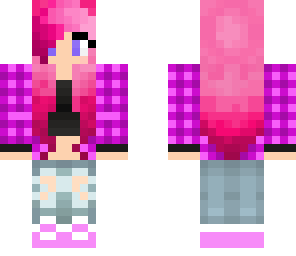 pink plaid