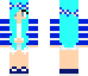blue girl
