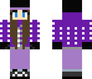 purple winter coat