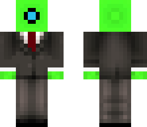 emerald robot suit dude