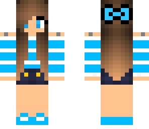 pretty bow blue