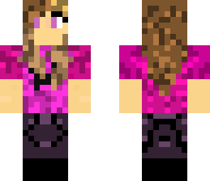 hot pink creeper girl
