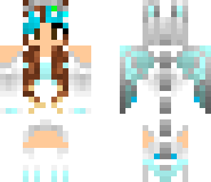 dragon girl brown hair xd