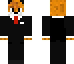 tuxedo fox skin