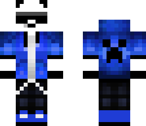 cool blue panda