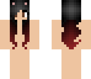 cat black to red hair base