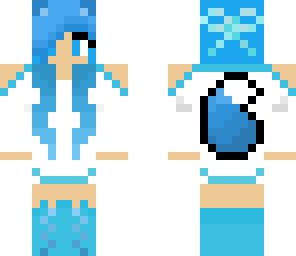 blue angel wolf girl