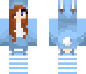 blue bunny girl edit