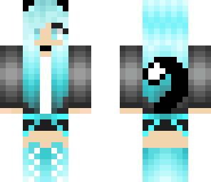 mysterious blue girl