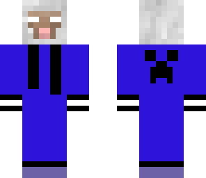 herobrine sheep with glasses