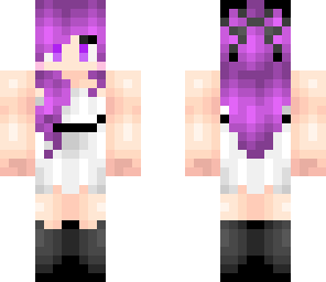 purple hair girl