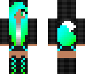aquamarine wolf girl