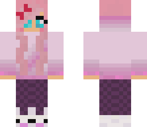 bunny pajamas with headphones and hoodie skin