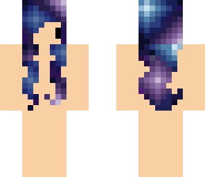 galaxy girl hair