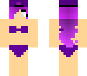 bikini purple girl