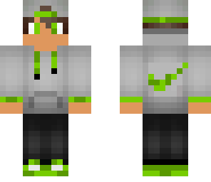 dark and light green nike boy