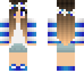 blue summer girl