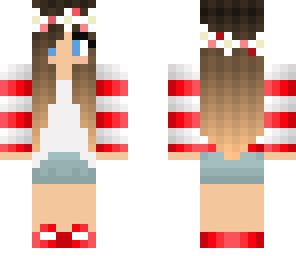 red summer girl
