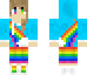 rainbow girl