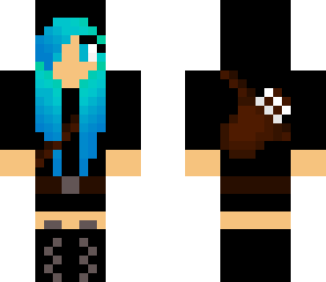 blue archer girl