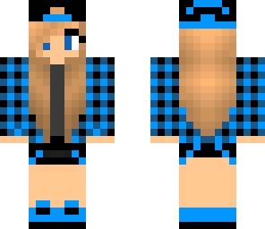 girl in blue