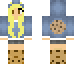 cute cookie monster girl