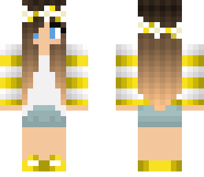 yellow summer girl