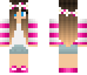pink summer girl