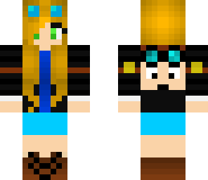 diamond minecart girl in proper colours