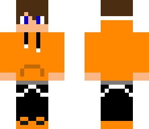orange hoodie boy