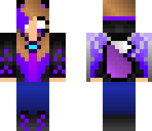 ultimate purple with herobrine eyes