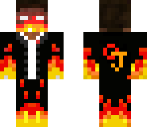 flaming ninja herobrine