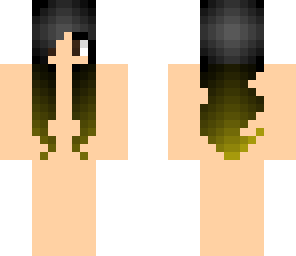 black to yellow hair base