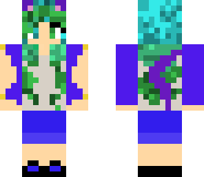 blue kitty girl