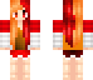 orange and red