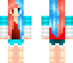 red and blue