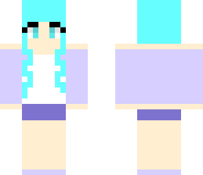 blue girl