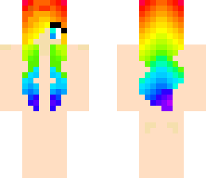 rainbow hair base