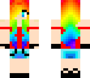rainbow girl teen