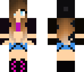 edited skin biker girl