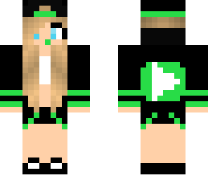 lime green youtuber gurl
