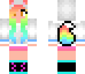cute rainbow hair edit