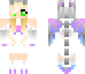 rainbow dragon girl