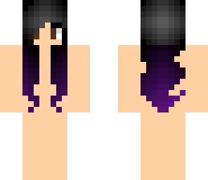 black to purple hair base