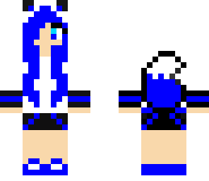 blue wolf girl
